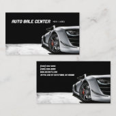 Visitekaartje voor automatische verkoop autoverkoo (Voorkant / Achterkant)