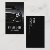 Visitekaartje voor automatische verkoop autoverkoo (Voorkant / Achterkant)