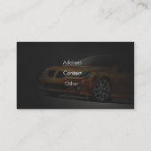 Visitekaartje voor automatische verkoop en service (Achterkant)