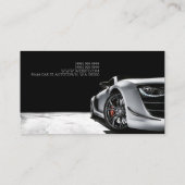 Visitekaartje voor automatische verkoop en verkoop (Achterkant)