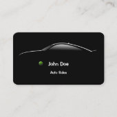 Visitekaartje voor automatische verkoop van auto's (Voorkant)