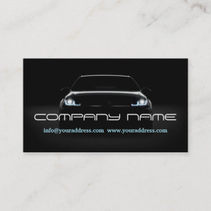 Visitekaartje voor auto's / races