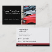 Visitekaartje voor autoverkoop (Voorkant / Achterkant)