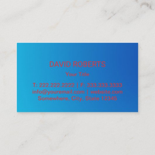 Visitekaartje voor autowrakken en automatische inf (Achterkant)