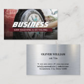 Visitekaartje voor autowrakken en automatische inf (Voorkant / Achterkant)