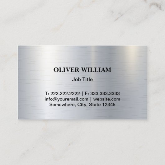 Visitekaartje voor autowrakken en automatische inf (Achterkant)