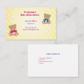 Visitekaartje voor Baby (Voorkant / Achterkant)