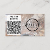 Visitekaartje voor bakken (Achterkant)