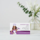 Visitekaartje voor bakken (Staand voorkant)