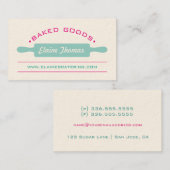 Visitekaartje voor bakken (Voorkant / Achterkant)