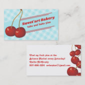 Visitekaartje voor bakkerijbakkersen (Voorkant / Achterkant)