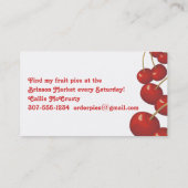 Visitekaartje voor bakkerijbakkersen (Achterkant)