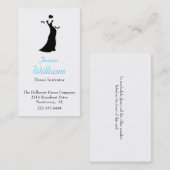 Visitekaartje voor ballrodans (Voorkant / Achterkant)