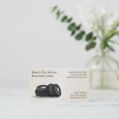 Visitekaartje voor bandenverkoop (Staand voorkant)