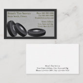 Visitekaartje voor bandenverkoop (Voorkant / Achterkant)