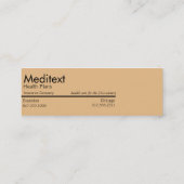 visitekaartje voor bandenverzekeringen (Achterkant)