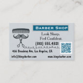 Visitekaartje voor Barber (Barbershop) Eenzijdige  (Voorkant)