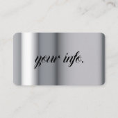 visitekaartje voor barber Sjabloon (Achterkant)