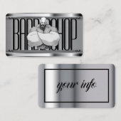 Visitekaartje voor Barber Sjabloon (Voorkant / Achterkant)