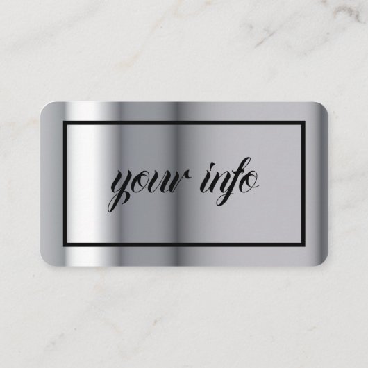 Visitekaartje voor Barber Sjabloon (Achterkant)