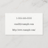 Visitekaartje voor basis- en reinigingsprogramma's (Achterkant)