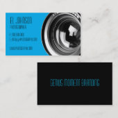 Visitekaartje voor basisfotografie (Snoep katoen) (Voorkant / Achterkant)