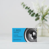 Visitekaartje voor basisfotografie (Snoep katoen) (Staand voorkant)