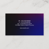 visitekaartje voor bedrijven (Achterkant)