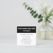 Visitekaartje voor bedrijven, basis en respect (Staand voorkant)