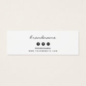 Visitekaartje voor beeldscherm oormerken (Achterkant)