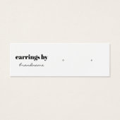 Visitekaartje voor beeldscherm oormerken (Voorkant)