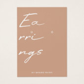 Visitekaartje voor beeldscherm oormerken (Voorkant)