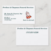 Visitekaartje voor begrafenisdiensten - C... - Gep (Voorkant / Achterkant)