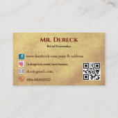 Visitekaartje voor bendeleveranciers (Achterkant)