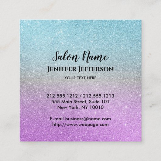 Visitekaartje voor benoeming (Voorkant)