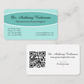 Visitekaartje voor benoeming door een verloskundig (Voorkant / Achterkant)