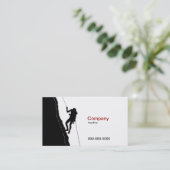 Visitekaartje voor bergbeklimmers (Staand voorkant)