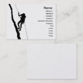 Visitekaartje voor bergbeklimmers (Voorkant / Achterkant)