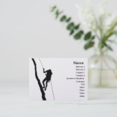 Visitekaartje voor bergbeklimmers (Staand voorkant)