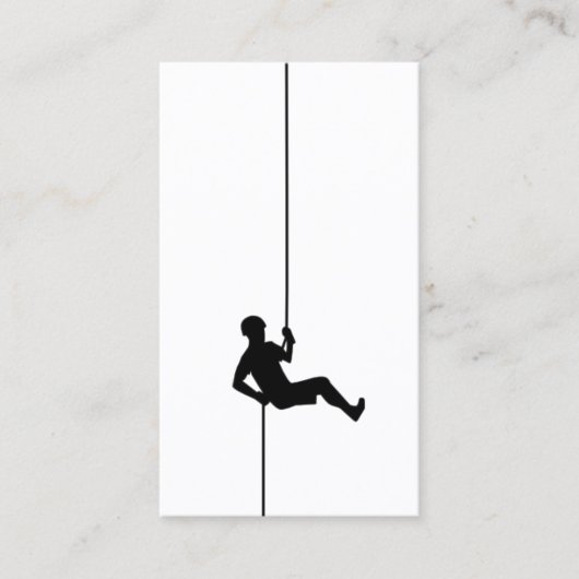 Visitekaartje voor bergbeklimming (Voorkant)