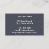 Visitekaartje voor beroepsmatige en schone procure (Achterkant)