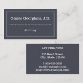 Visitekaartje voor beroepsmatige en schone procure (Voorkant / Achterkant)