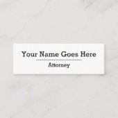 Visitekaartje voor beroepsprocureur (Voorkant)