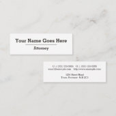 Visitekaartje voor beroepsprocureur (Voorkant / Achterkant)