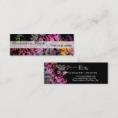 Visitekaartje voor betoverende bloemen (Voorkant / Achterkant)