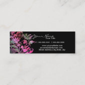 Visitekaartje voor betoverende bloemen (Achterkant)