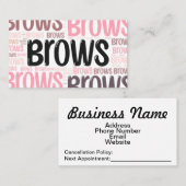 Visitekaartje voor bewerkbare beenstrips Sjabloon (Voorkant / Achterkant)