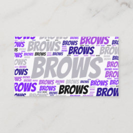 Visitekaartje voor bewerkbare beenstrips Sjabloon