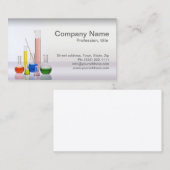 Visitekaartje voor biotechnologie en farmaceutica (Voorkant / Achterkant)