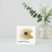 Visitekaartje voor Black and Gold Square (Staand voorkant)